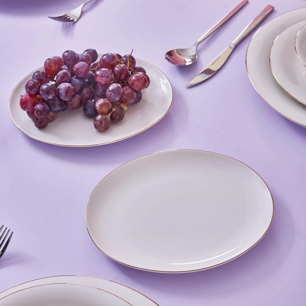 Karaca Stream Bone Realto 60 Parça 12 Kişilik Yemek Takımı Gold