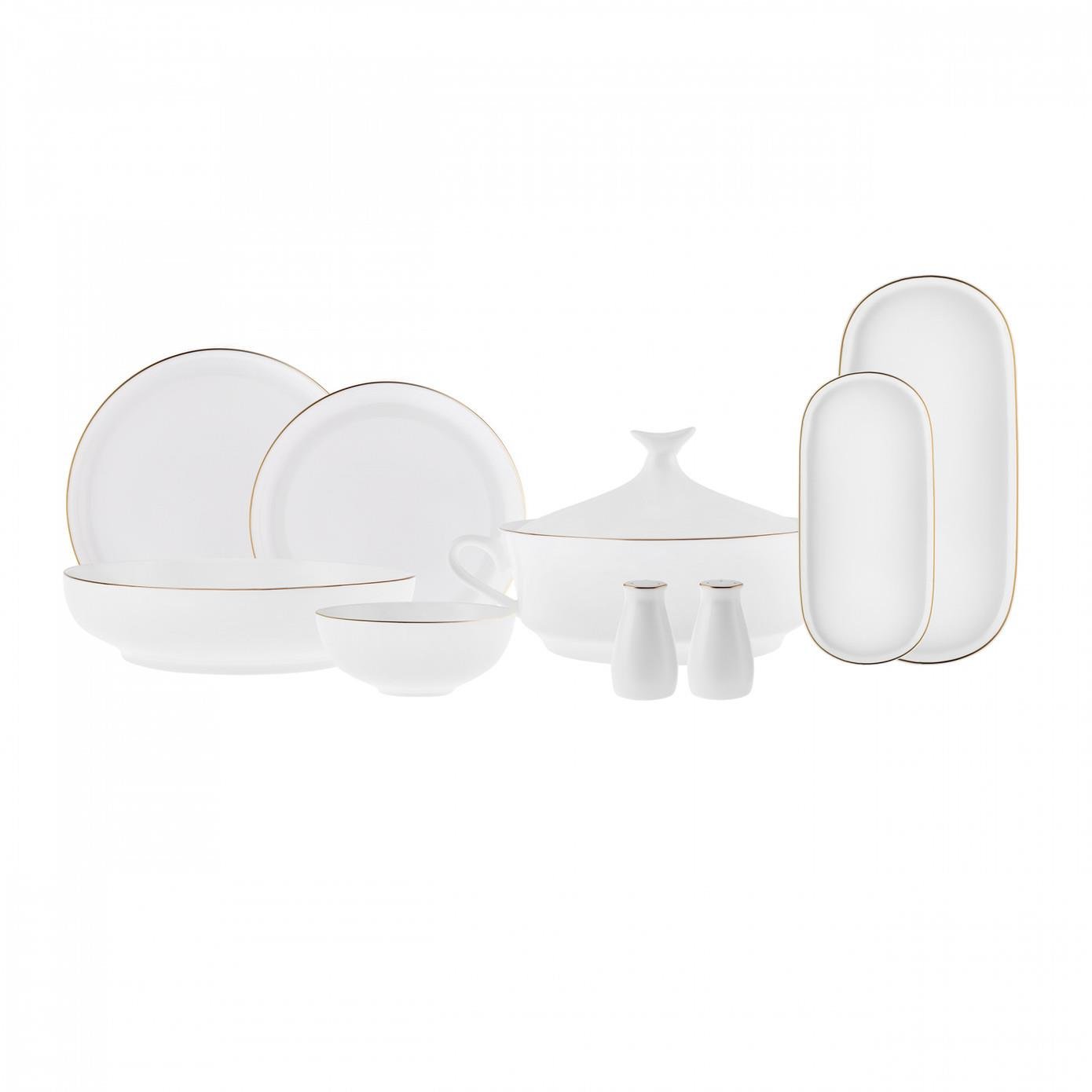 Karaca Streamline Favaro 60 Parça 12 Kişilik Yemek Takımı