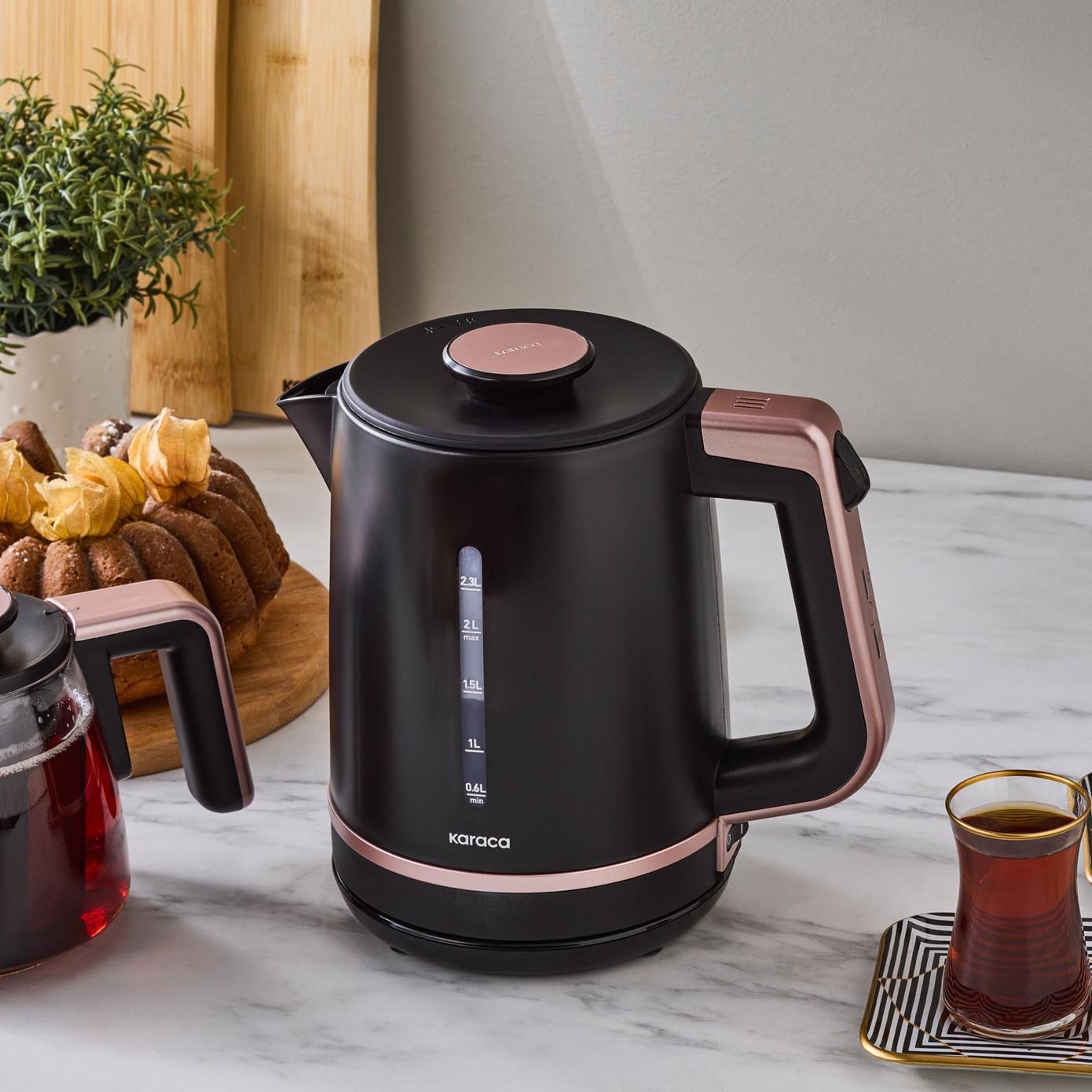 Karaca Tea Grande XL Çay Makinesi Rosegold