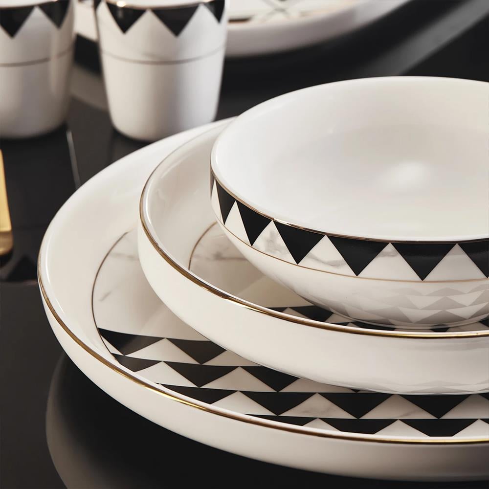 Karaca Tiranna 59 Parça 12 Kişilik Yemek Takımı