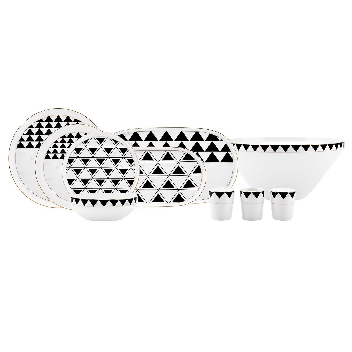 Karaca Tiranna 59 Parça 12 Kişilik Yemek Takımı