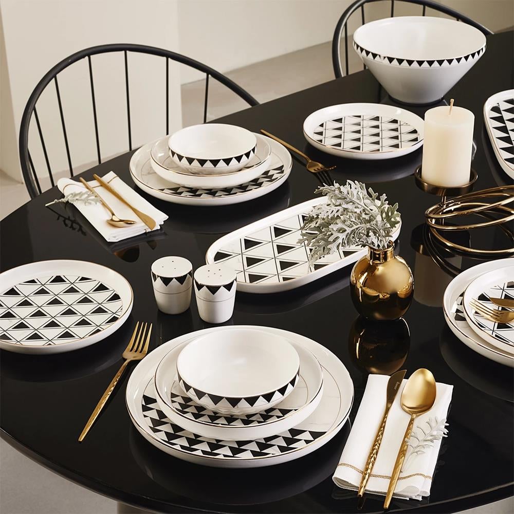 Karaca Tiranna 59 Parça 12 Kişilik Yemek Takımı