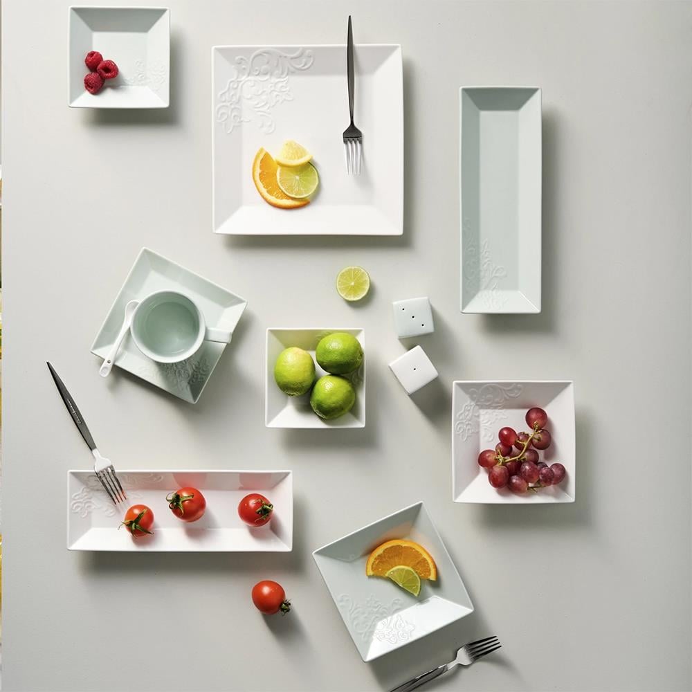 Karaca Trend Emboss Green 32 Parça 6 Kişilik Kahvaltı Takımı