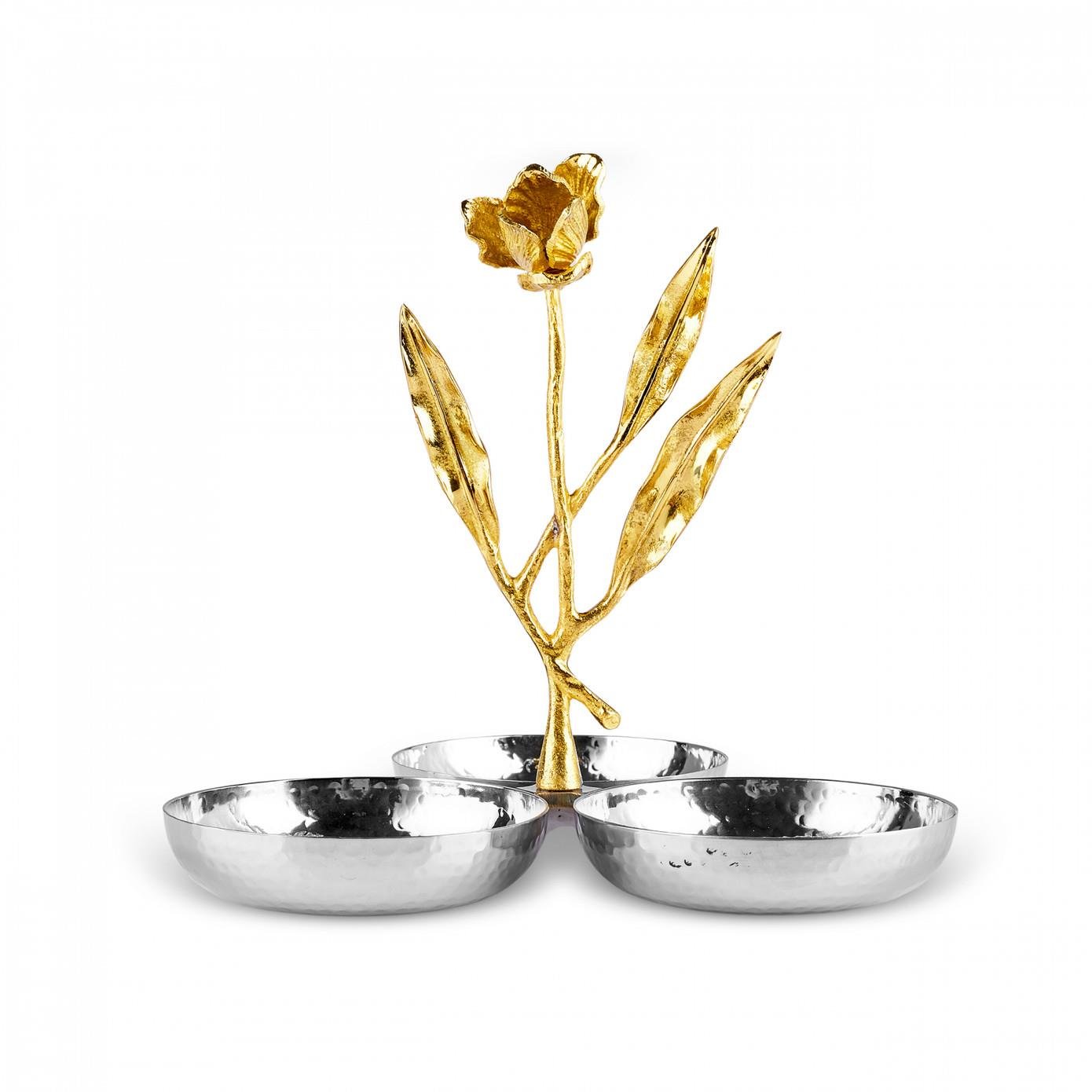 Karaca Tulip Dekoratif 3lü Çerezlik