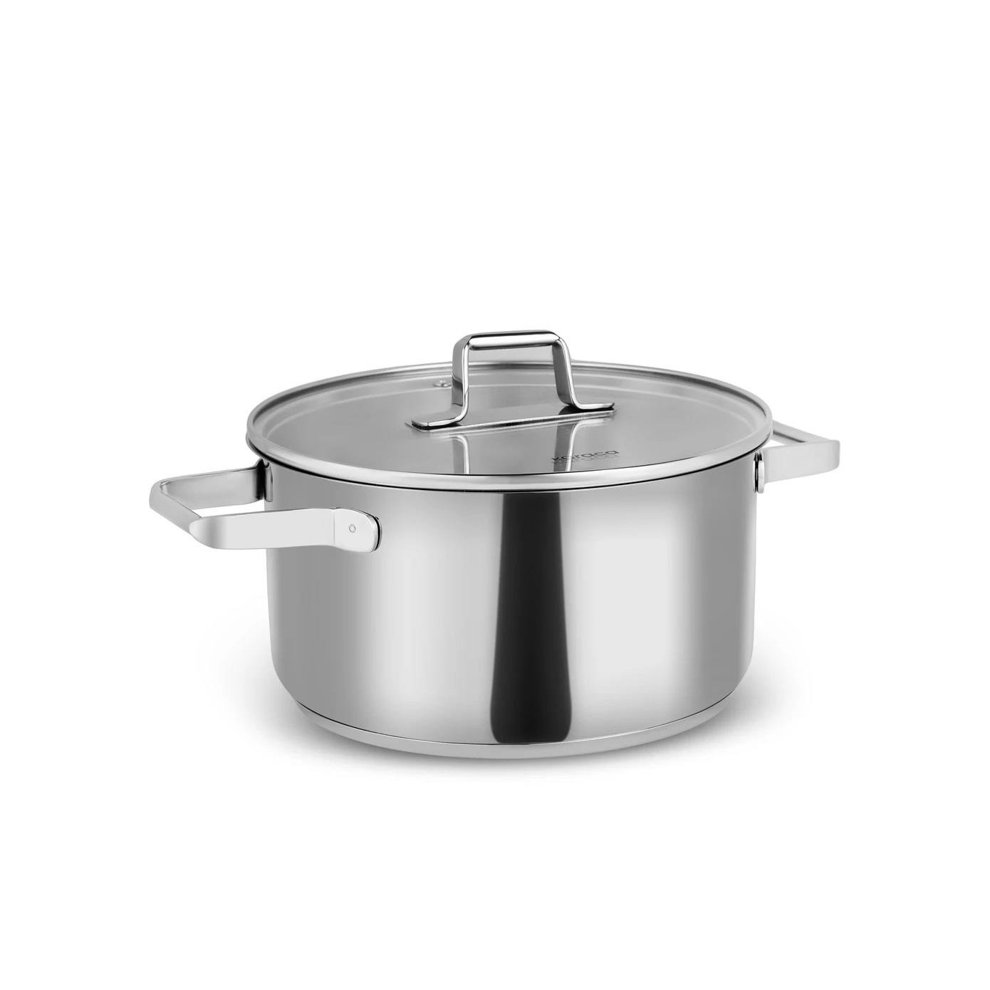 Karaca Valora İndüksiyon Tabanlı 8 Parça Çelik Tencere Seti