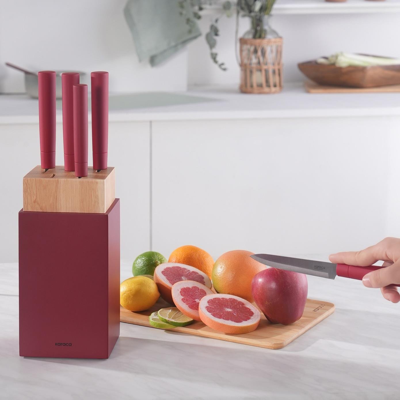 Karaca Viego 6 Parça Bıçak Seti Red