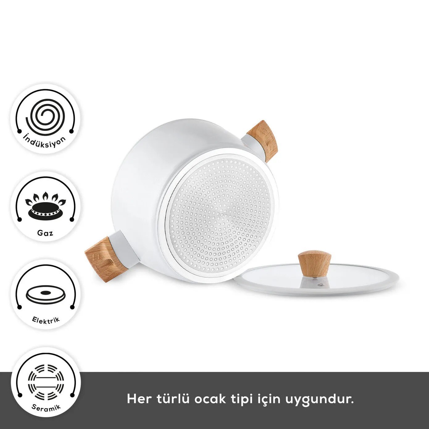 Karaca x Refika Swiss Crystal Almond Cream 20 cm Tencere Karaca x Refika Swiss Crystal Almond Cream 20 cm Tencere Karaca x Refika Swiss Crystal Almond Cream 20 cm Tencere Karaca x Refika Swiss Crystal