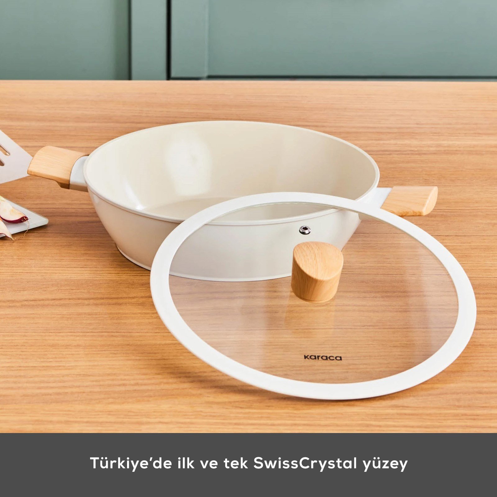 Karaca x Refika Swiss Crystal Almond Cream 26 cm Karnıyarık TencereKaraca x Refika Swiss Crystal Almond Cream 26 cm Karnıyarık TencereKaraca x Refika Swiss Crystal Almond Cream 26 cm Karnıyarık Tencer