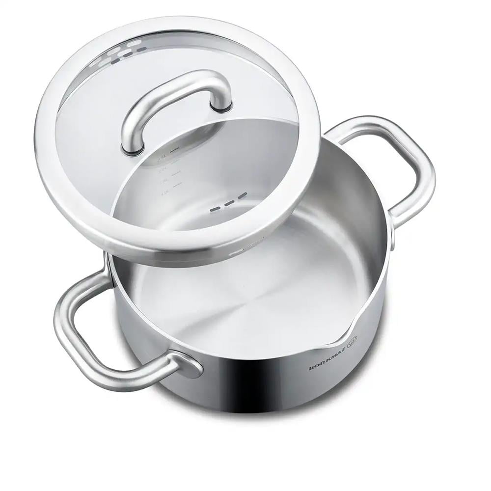 Korkmaz Alba 8 Parça Tencere Seti