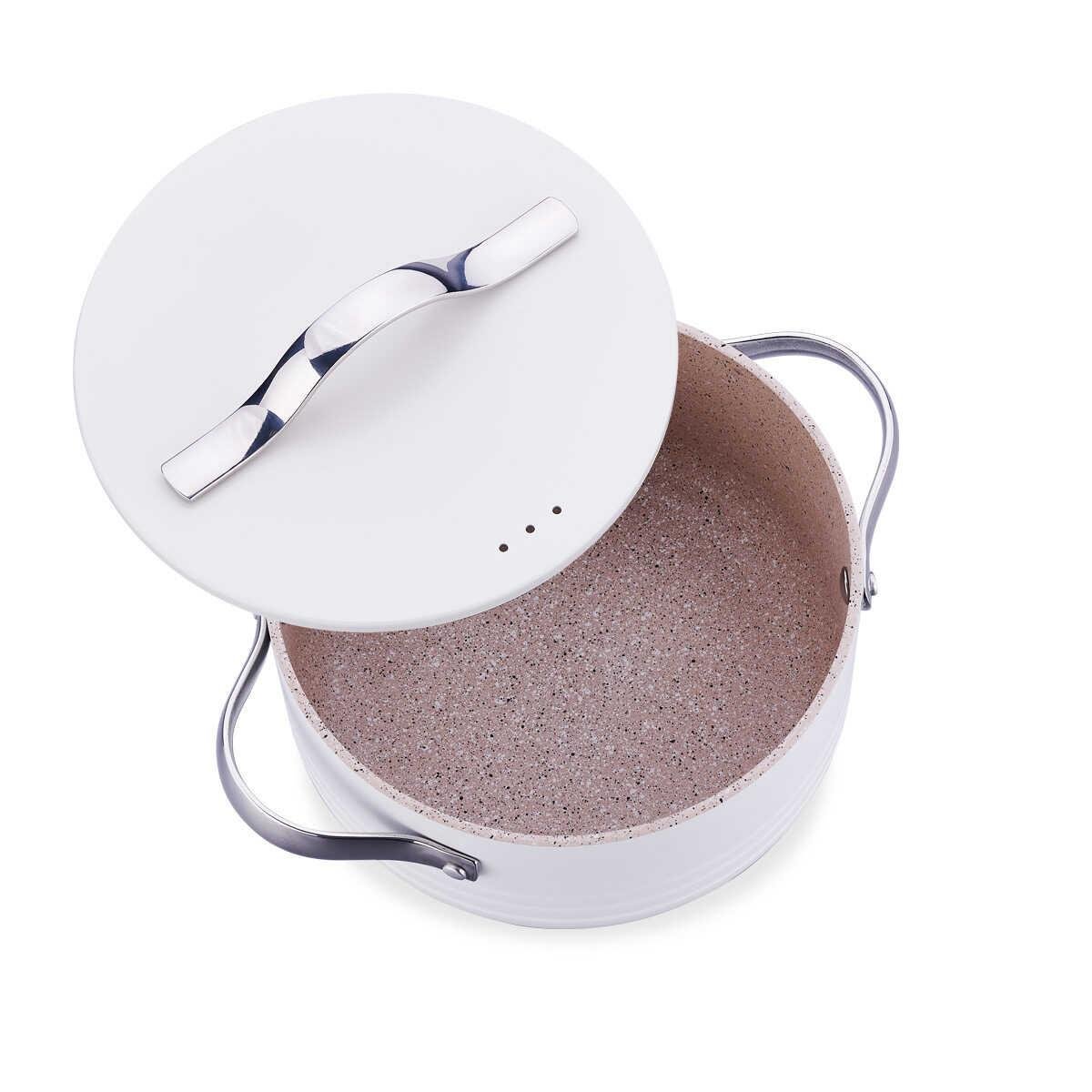 Korkmaz Linea Plus Vanilya 7 Parça Tencere Seti A2620-1