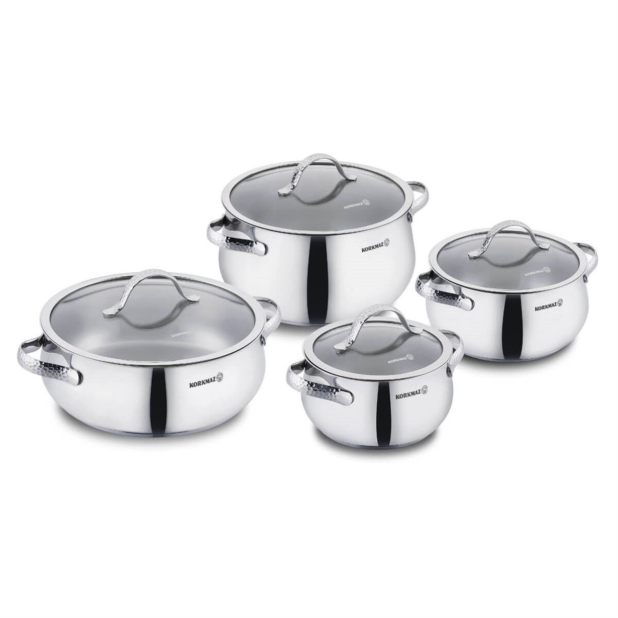 Korkmaz Samara 8 Parça Tencere Seti