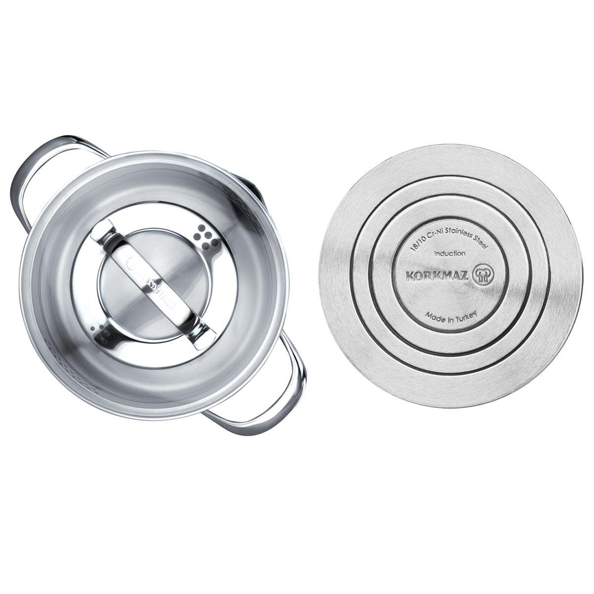 Korkmaz Steama 16x8 cm Tencere