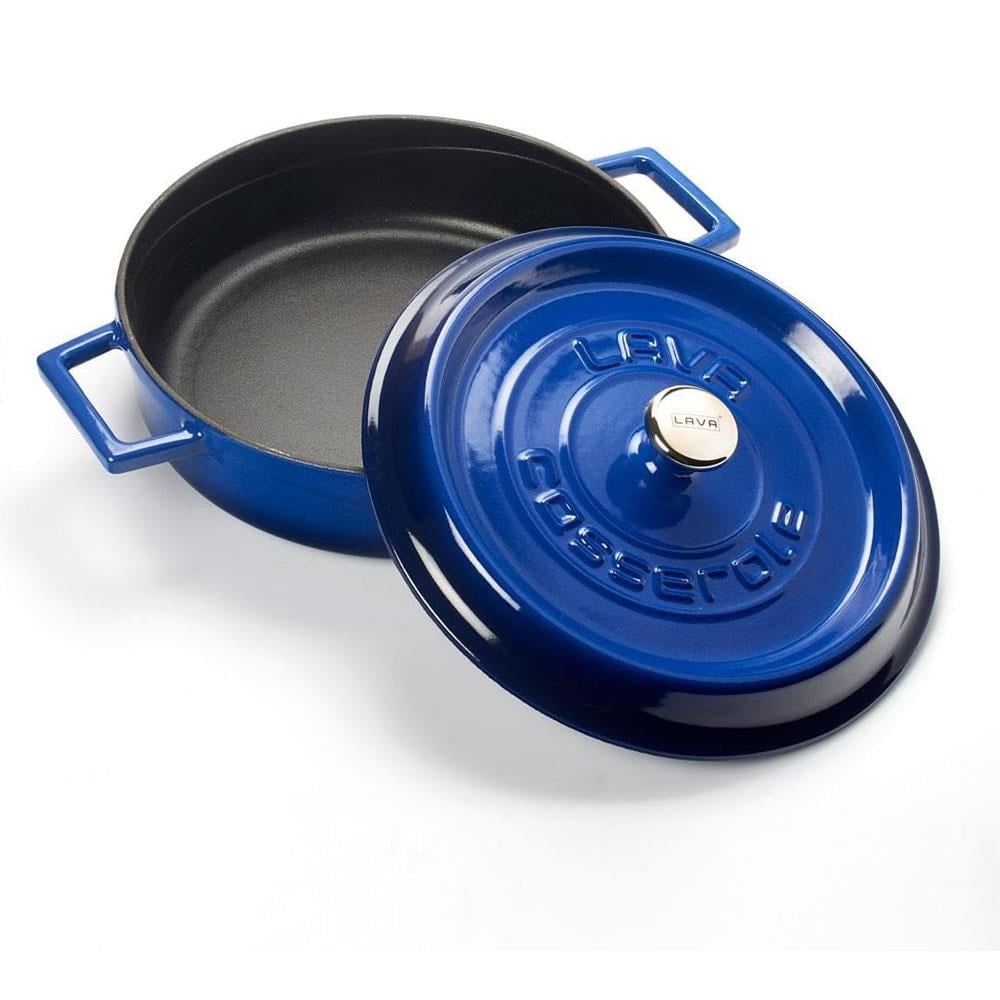 Lava Kısa Tencere Mavi 24 cm