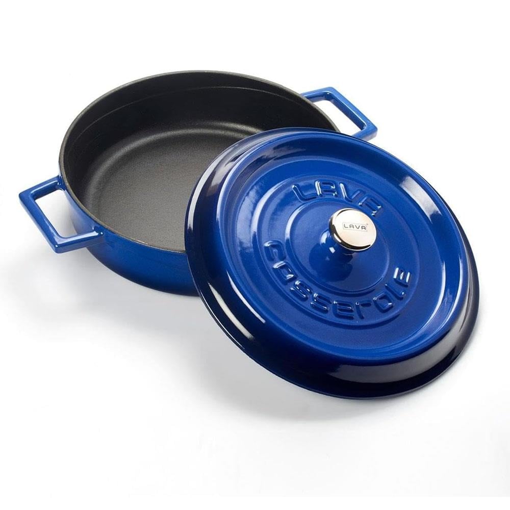 Lava Kısa Tencere Mavi 28 cm