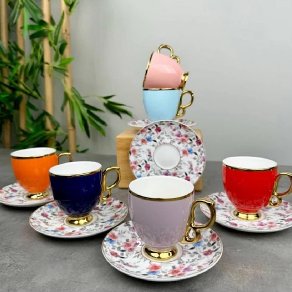 Mien Flower 6 Kişilik Fincan Takımı 0361