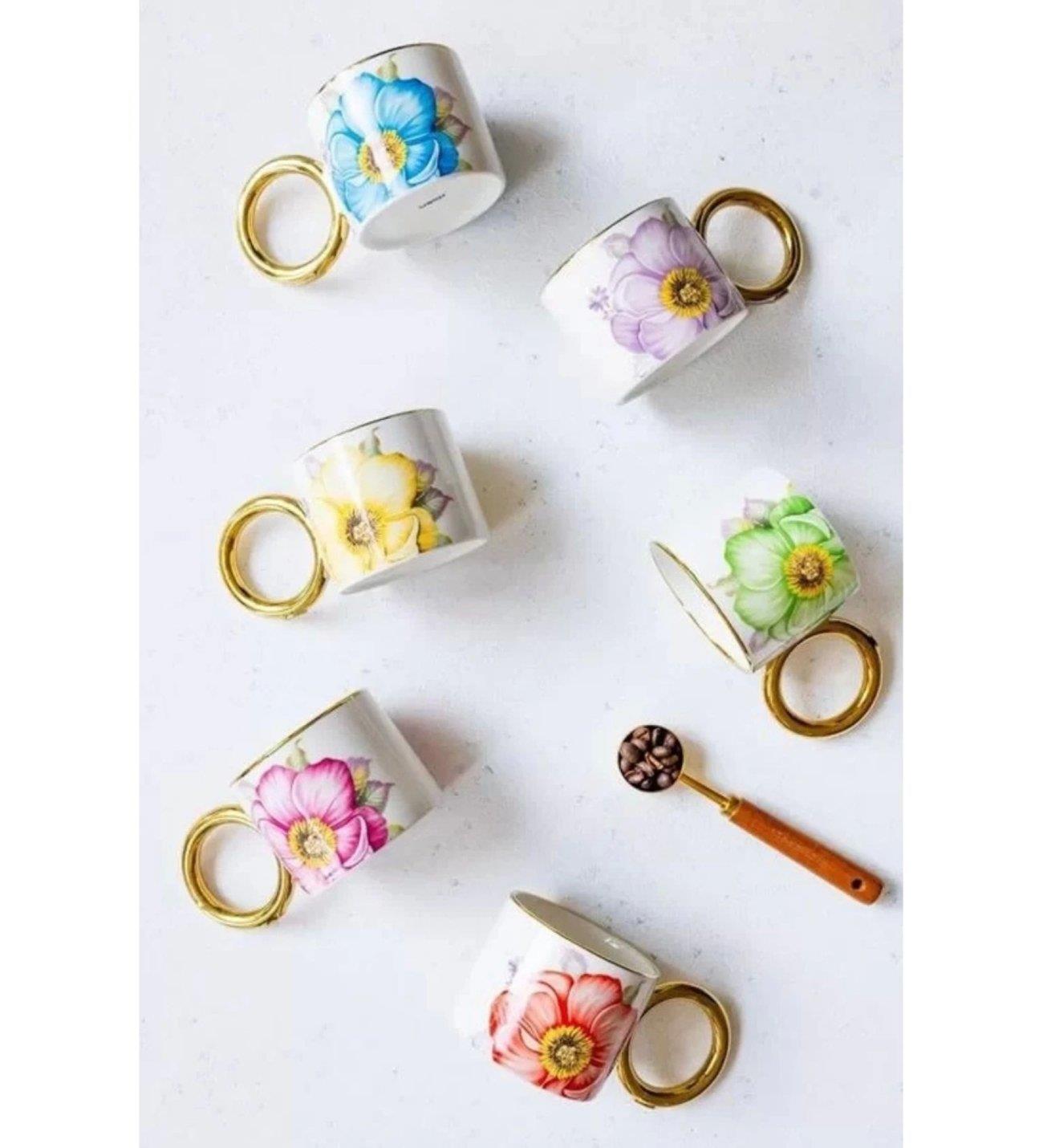 Mien Flower Porselen Kupa 270 cc