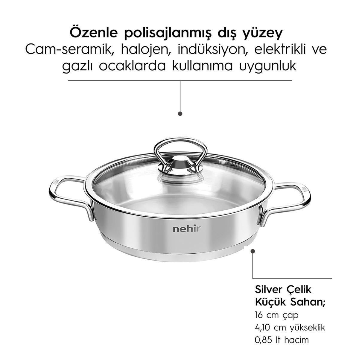 Nehir Klasik 6 Parça Sahan Seti