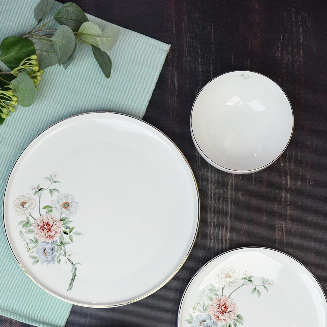 Paçi Clodia 24 Parça 6 Kişilik Çiçekli Yemek Takımı 800470