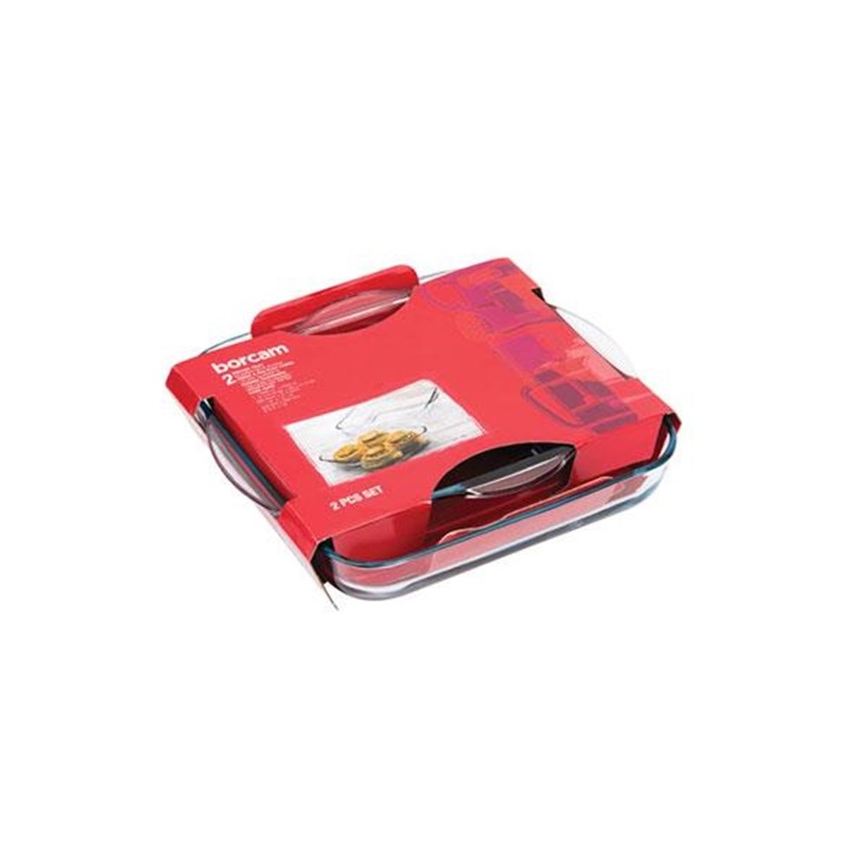 Paşabahçe 159028 Borcam Kare 2' li