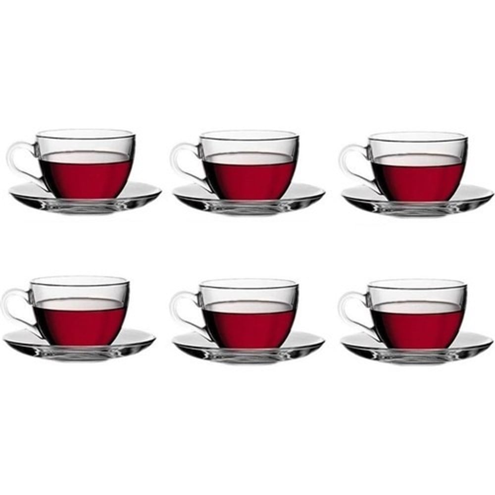 Paşabahçe 97948 Basic Çay Fincan Takımı  6 Lı CAM