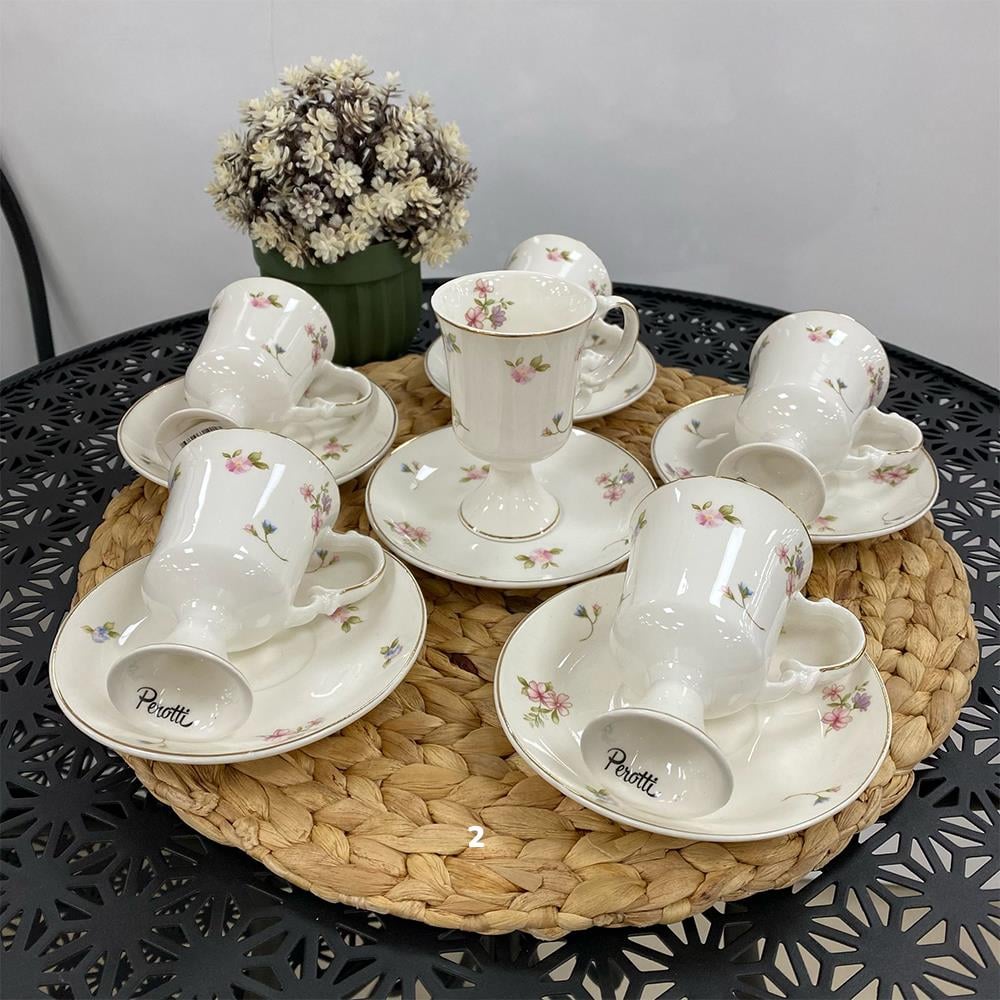 Perotti Lilium Kahve Fincan Takımı 6 Kişilik 16836