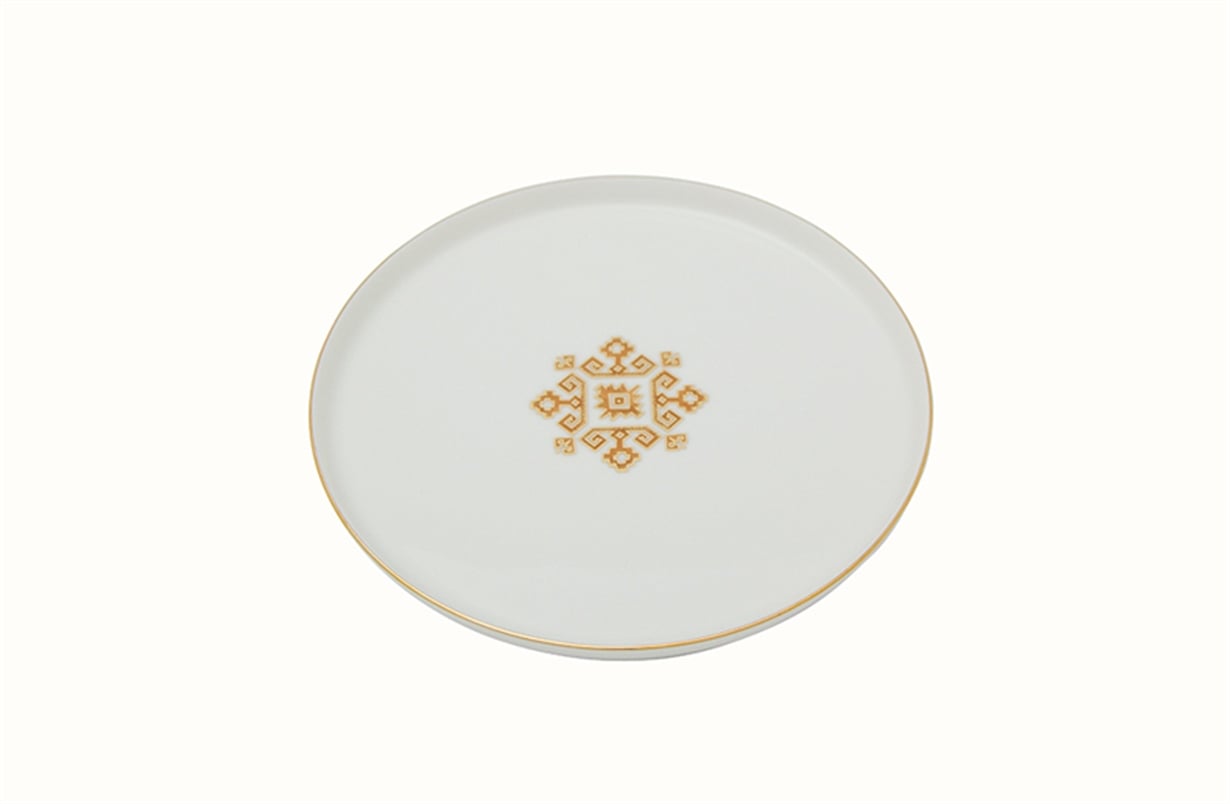 Porland Arabesque Desen1 Düz Tabak 21cm