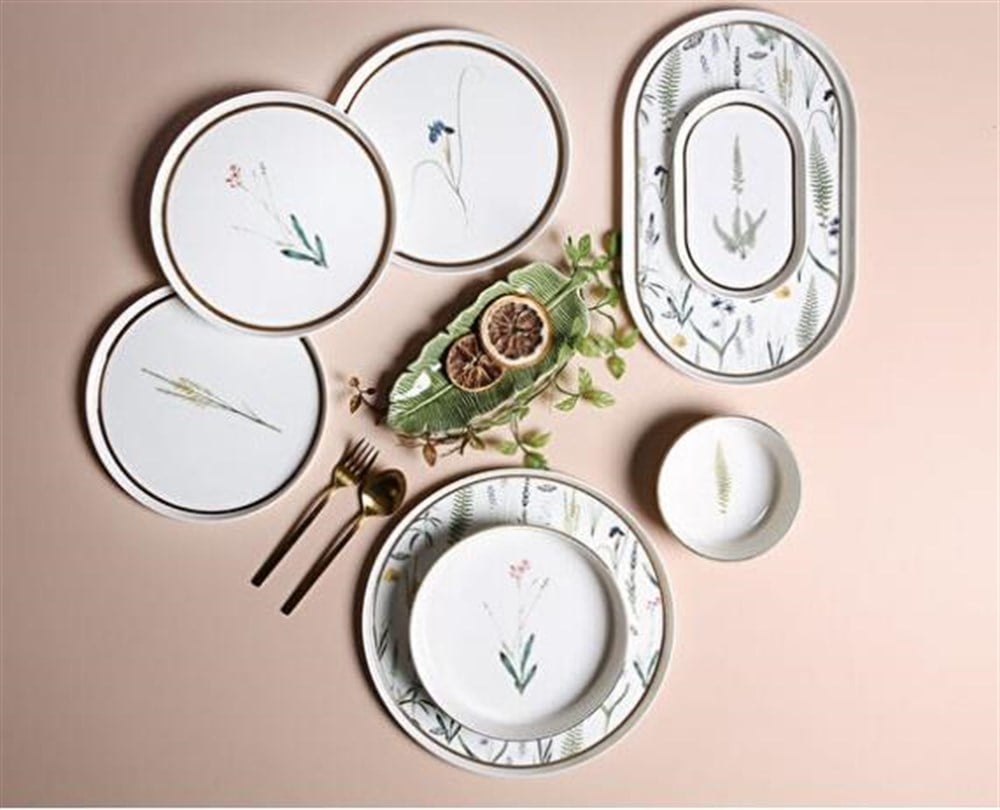 Porland Botanical Serisi 27 Parça Yemek Takımı