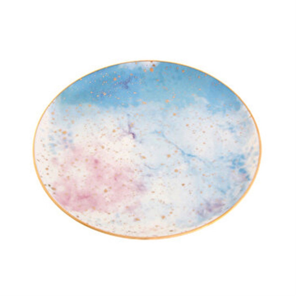 Porland Cosmos Düz Tabak 24 cm Desen5 ALM006669