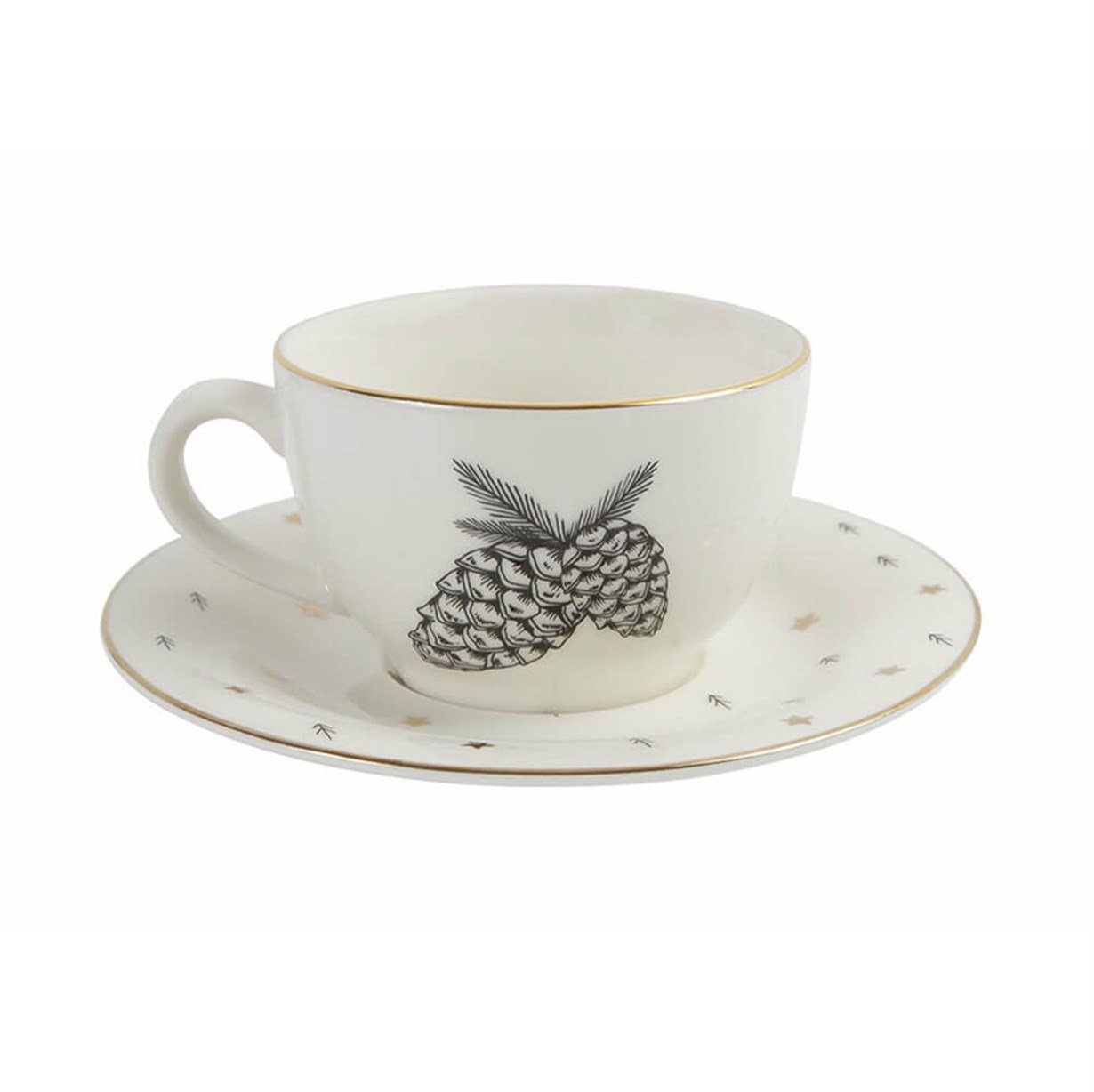 Porland Forest Tabaklı Çay Fincanı 215cc