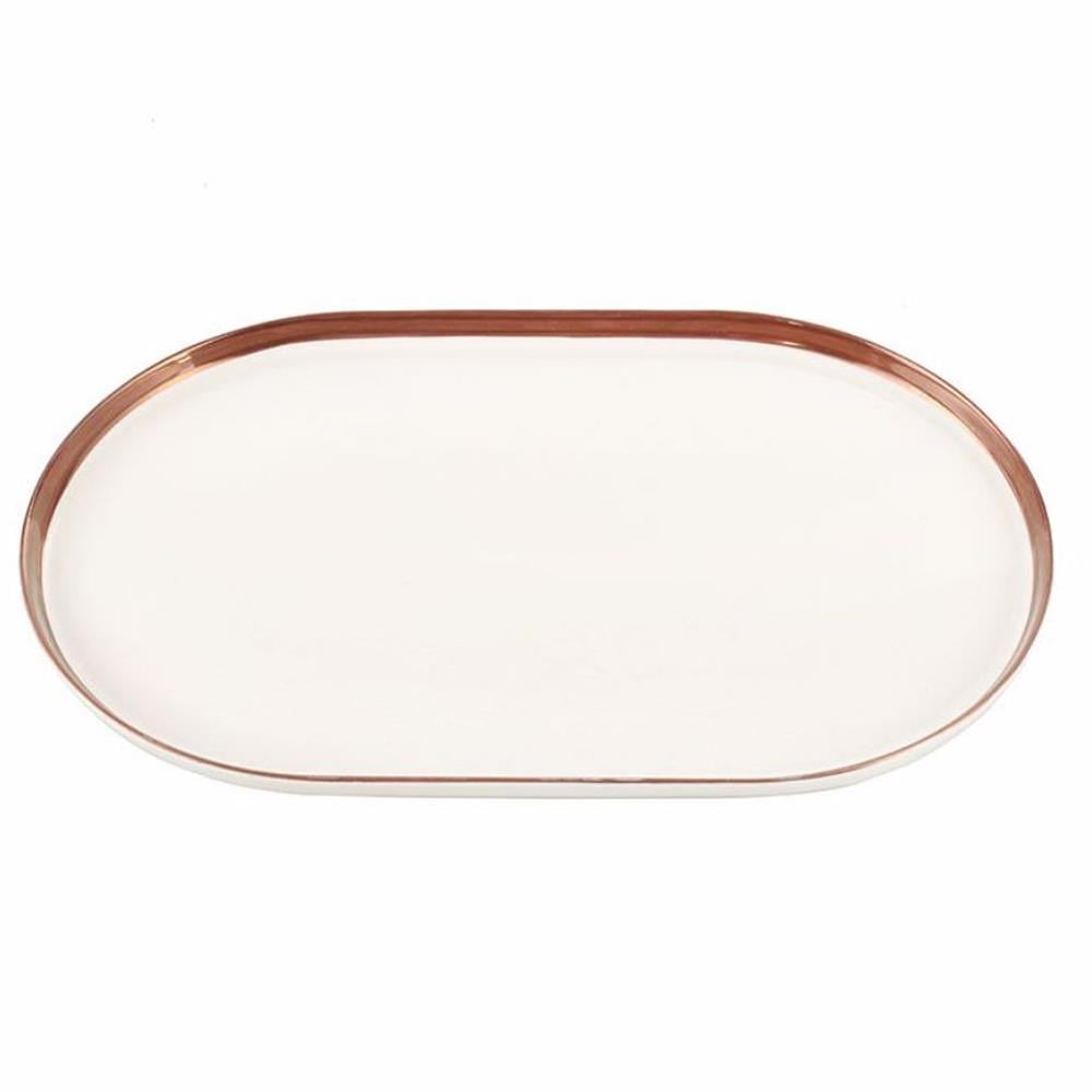 Porland Kayık Tabak 32 cm Chopin Bakır