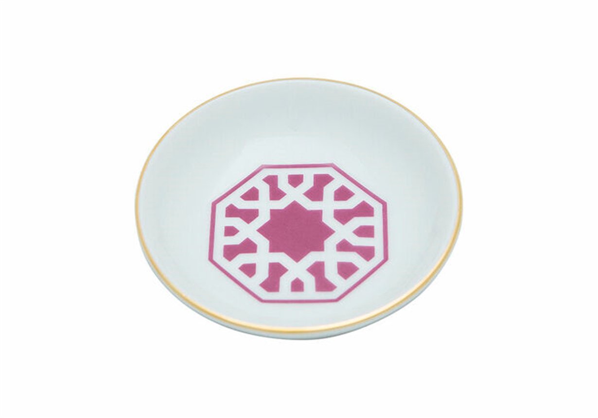 Porland Morocco Desen5 Fuşya Mini Kase 10cm