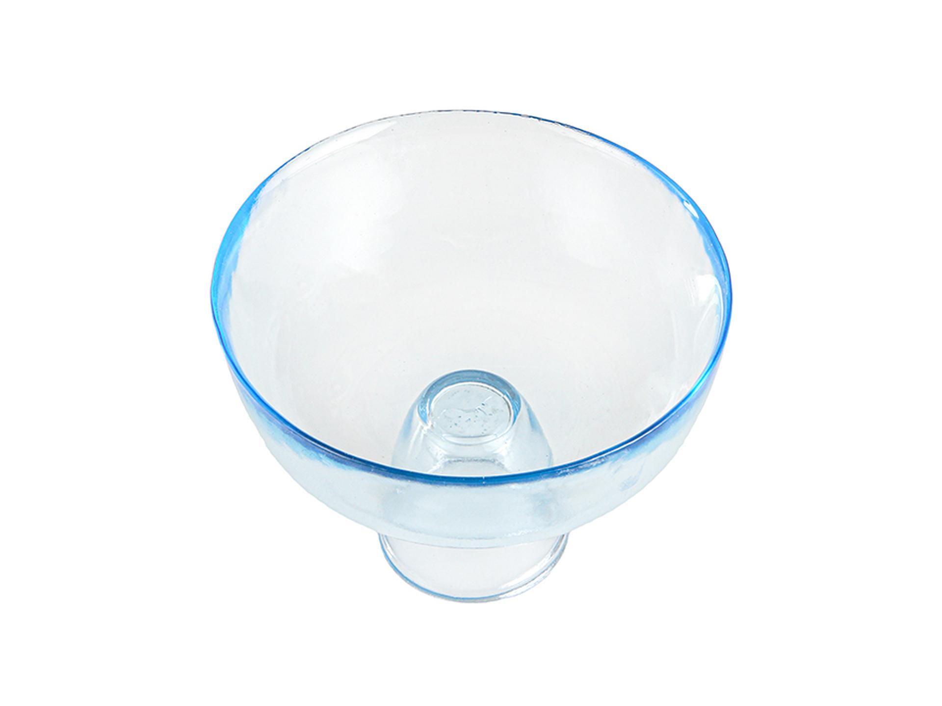 Porland Soft Mavi Ayaklı Kase 21 Cm