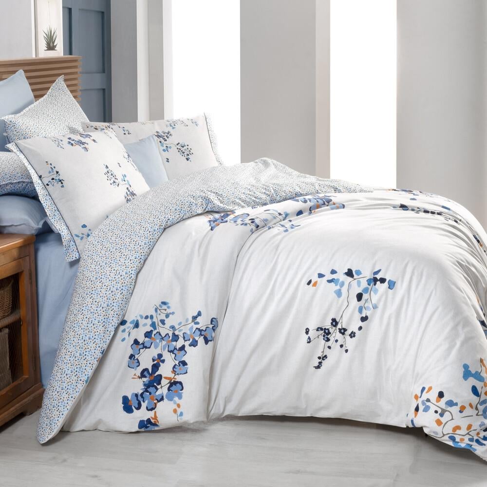 Sarev Fancy Bonamy Çift Kişilik Nevresim Takımı Mavi