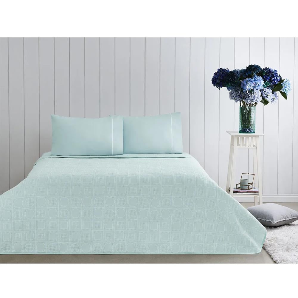 Taç Jakar Çift Kişilik Pike Takımı Doretta Mint