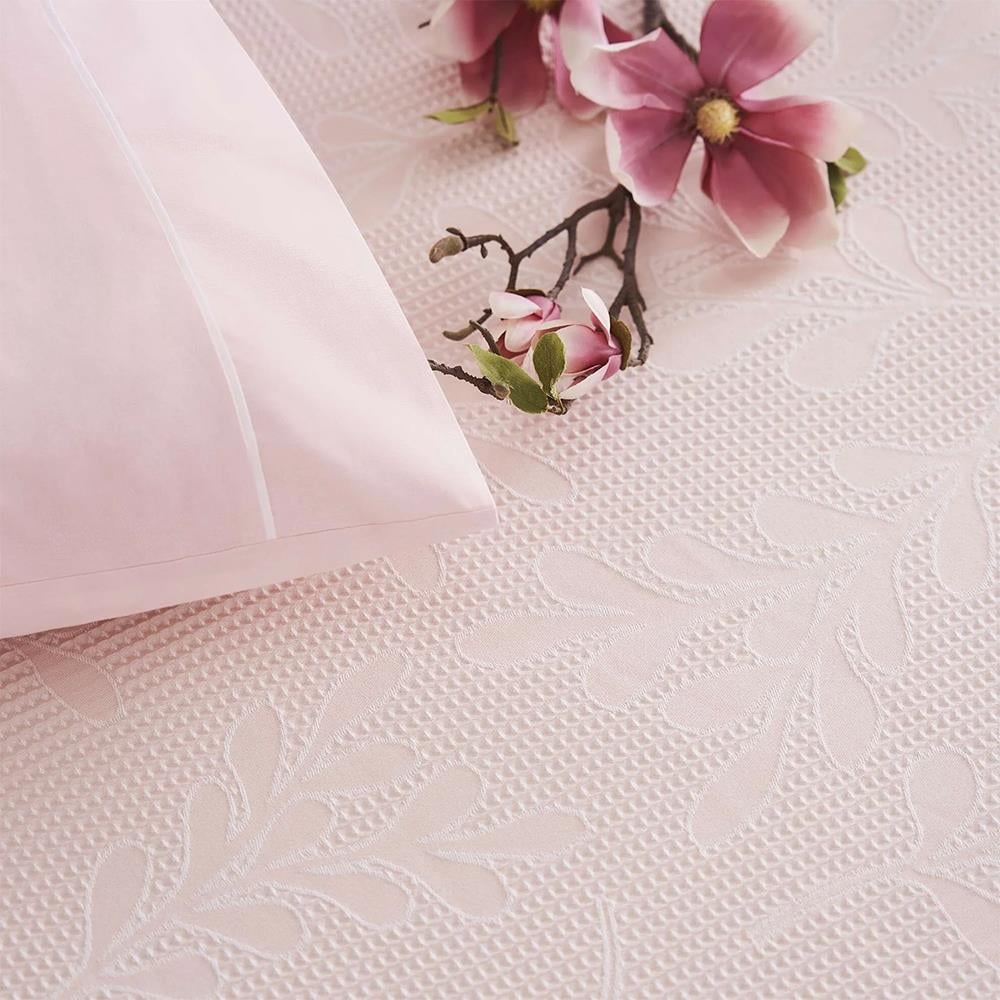 Taç Jakar Evelyn Çift Kişilik Pike Takımı Pembe