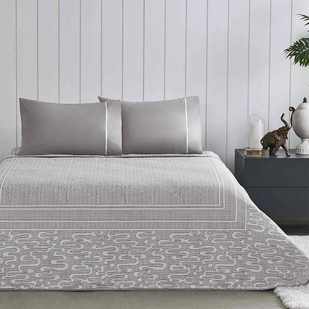 Taç Jakar Marlena Tek Kişilik Pike Takımı Antrasit