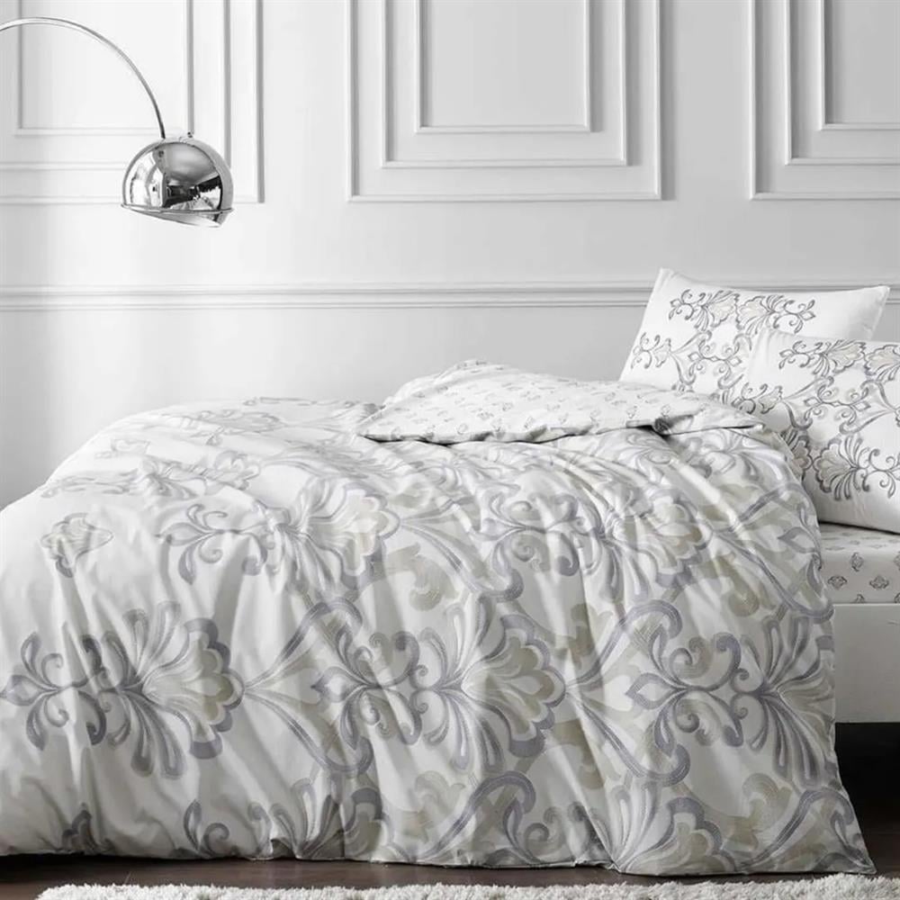 Taç Nevresim Takımı Tk Rnf Liles Kahve