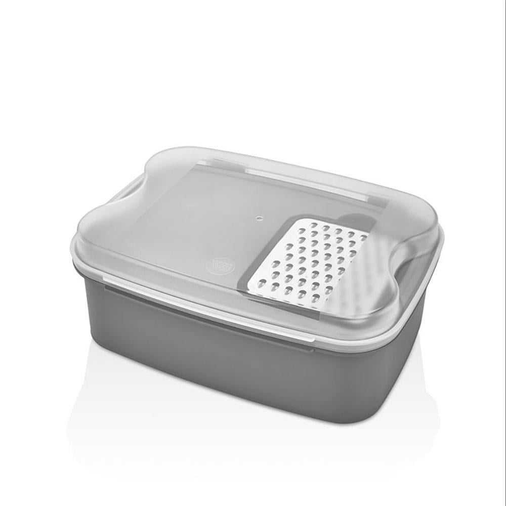 Vip Ahmet Rendeli Saklama Kabı Gri 4500 ml VP-069