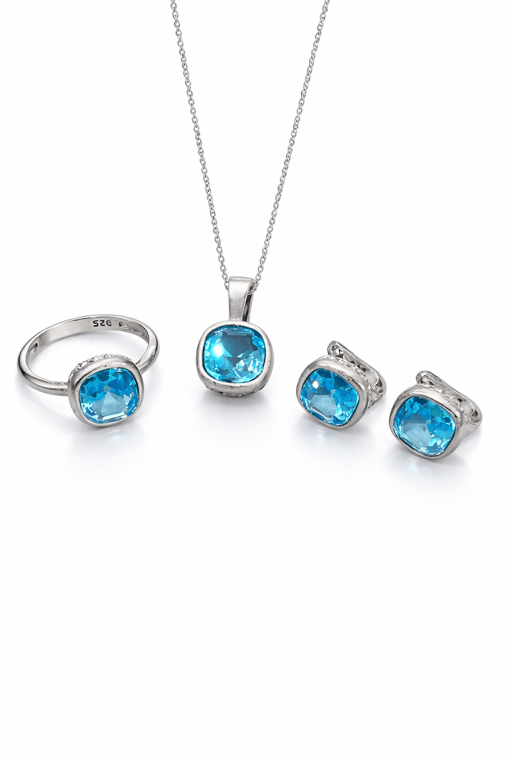Aqua Mavi 3lü Set