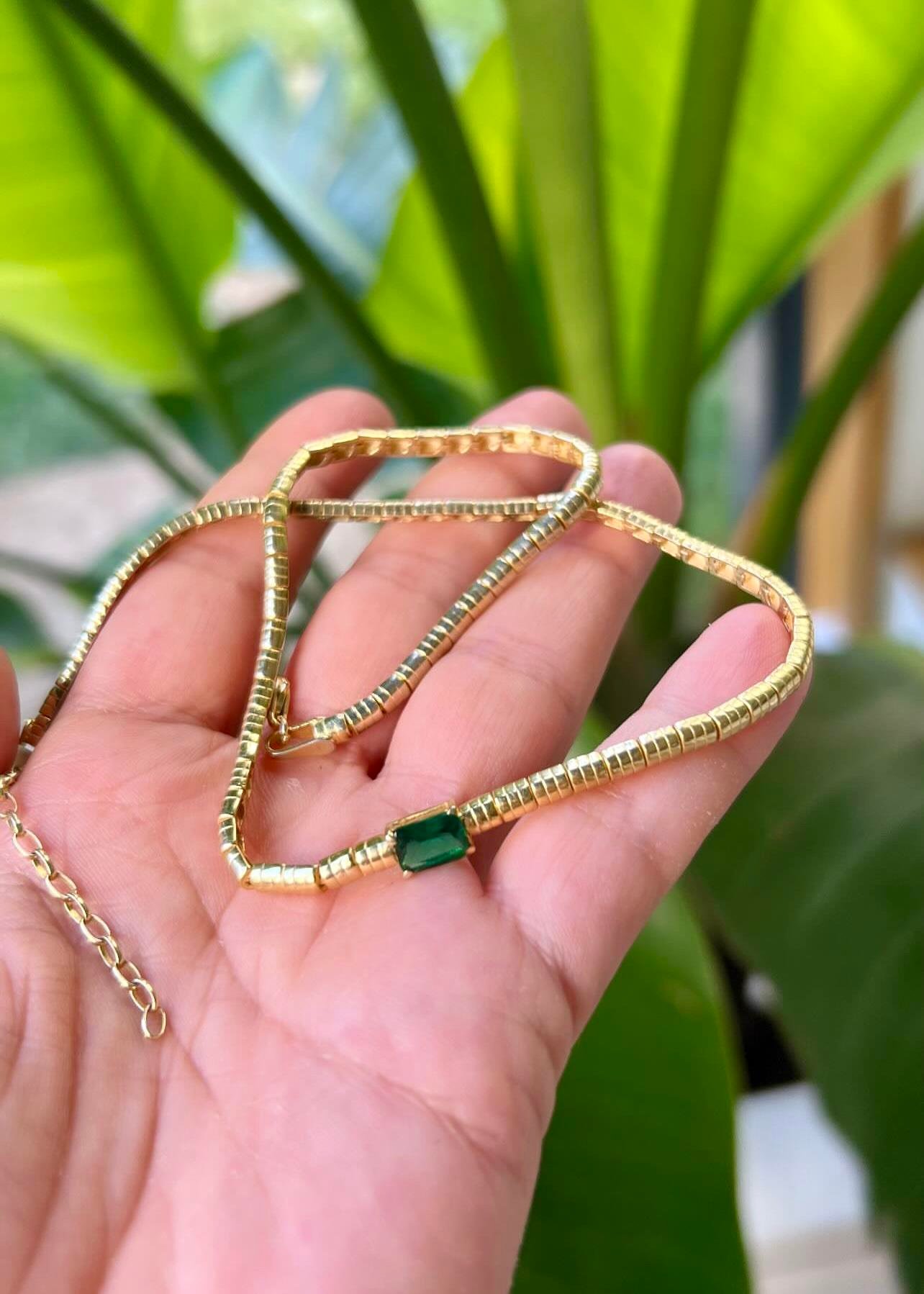 Bety Bambu Choker Kolye