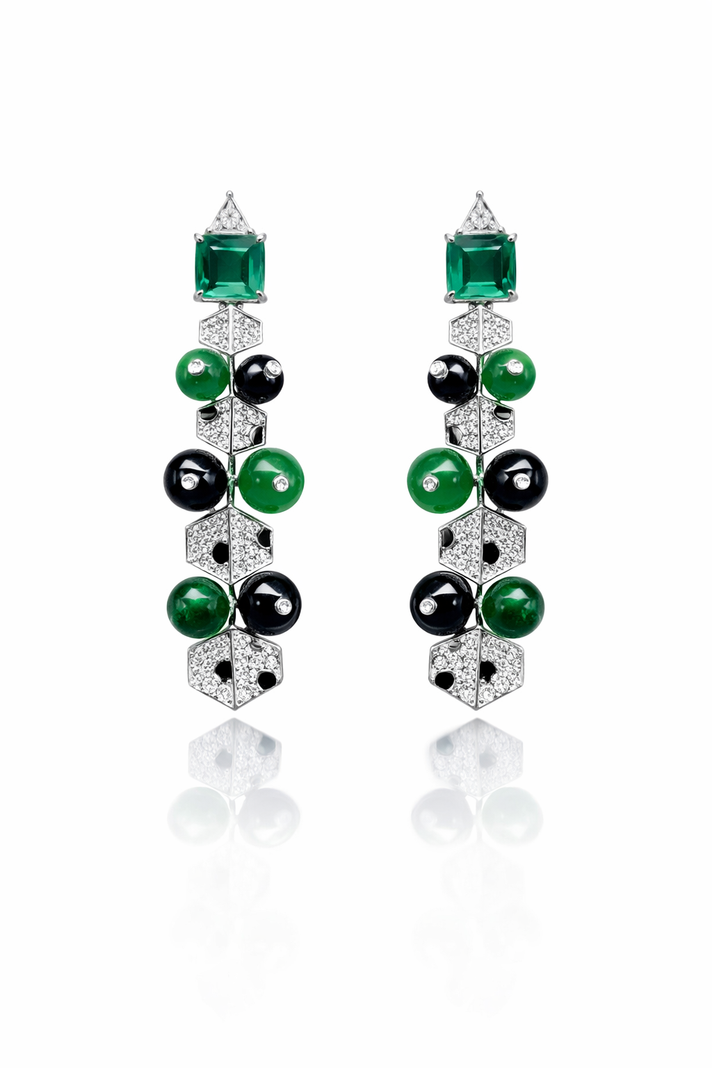 Emerald Noir Küpe