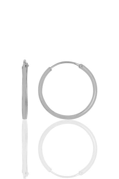 Gümüş Mini Halka Küpe 2 cm