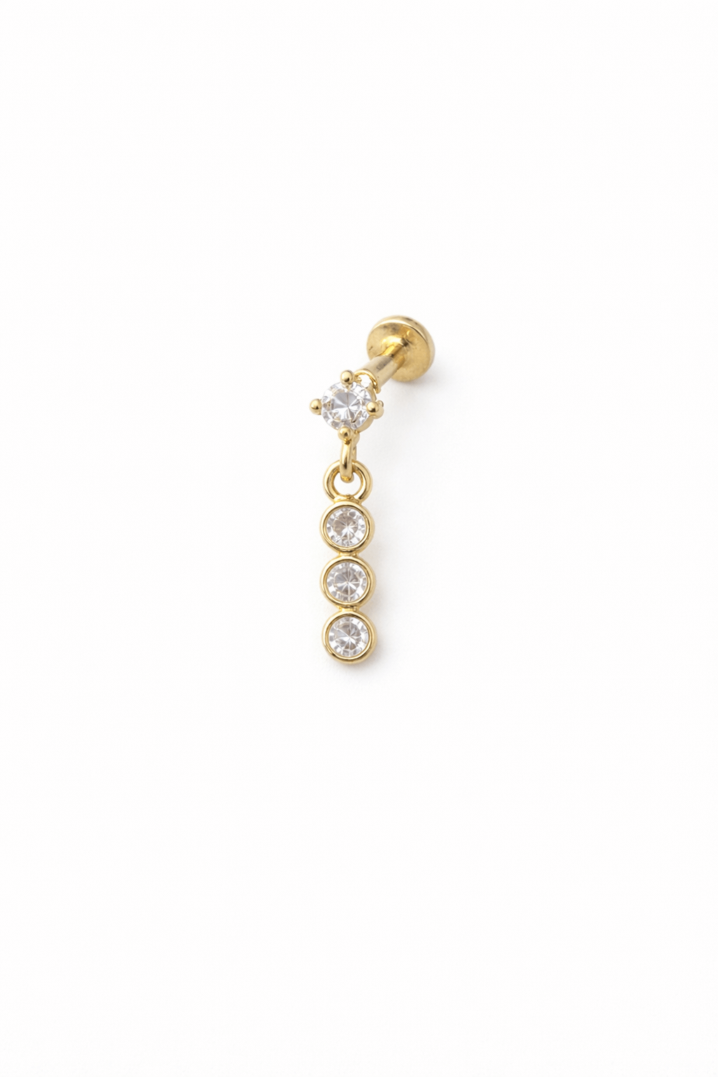 Gümüş Sallantılı Piercing