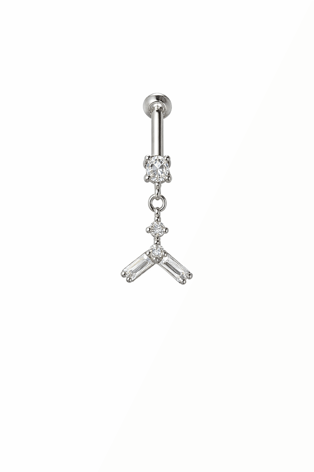 Gümüş Sallantılı Piercing