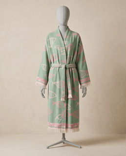 Müslin Pamuk Kimono Bornoz & Kaftan