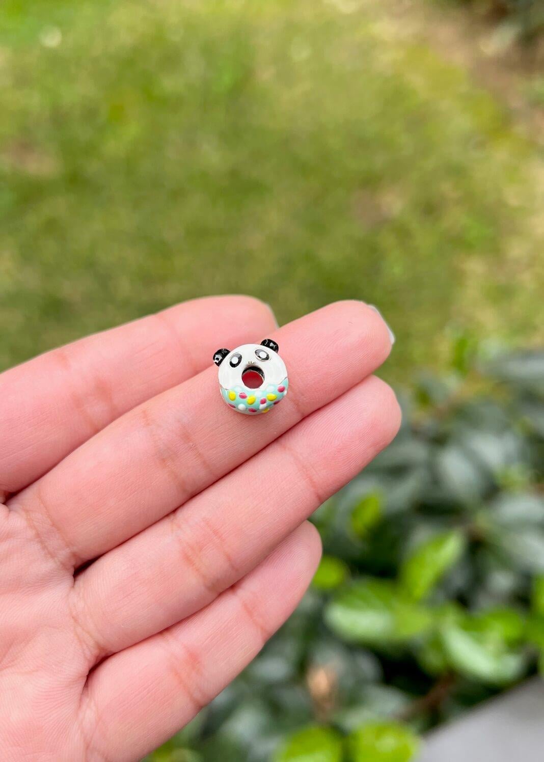 Panda Donut Charm