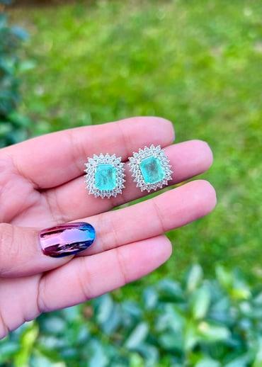 Paraiba Lüx Küpe