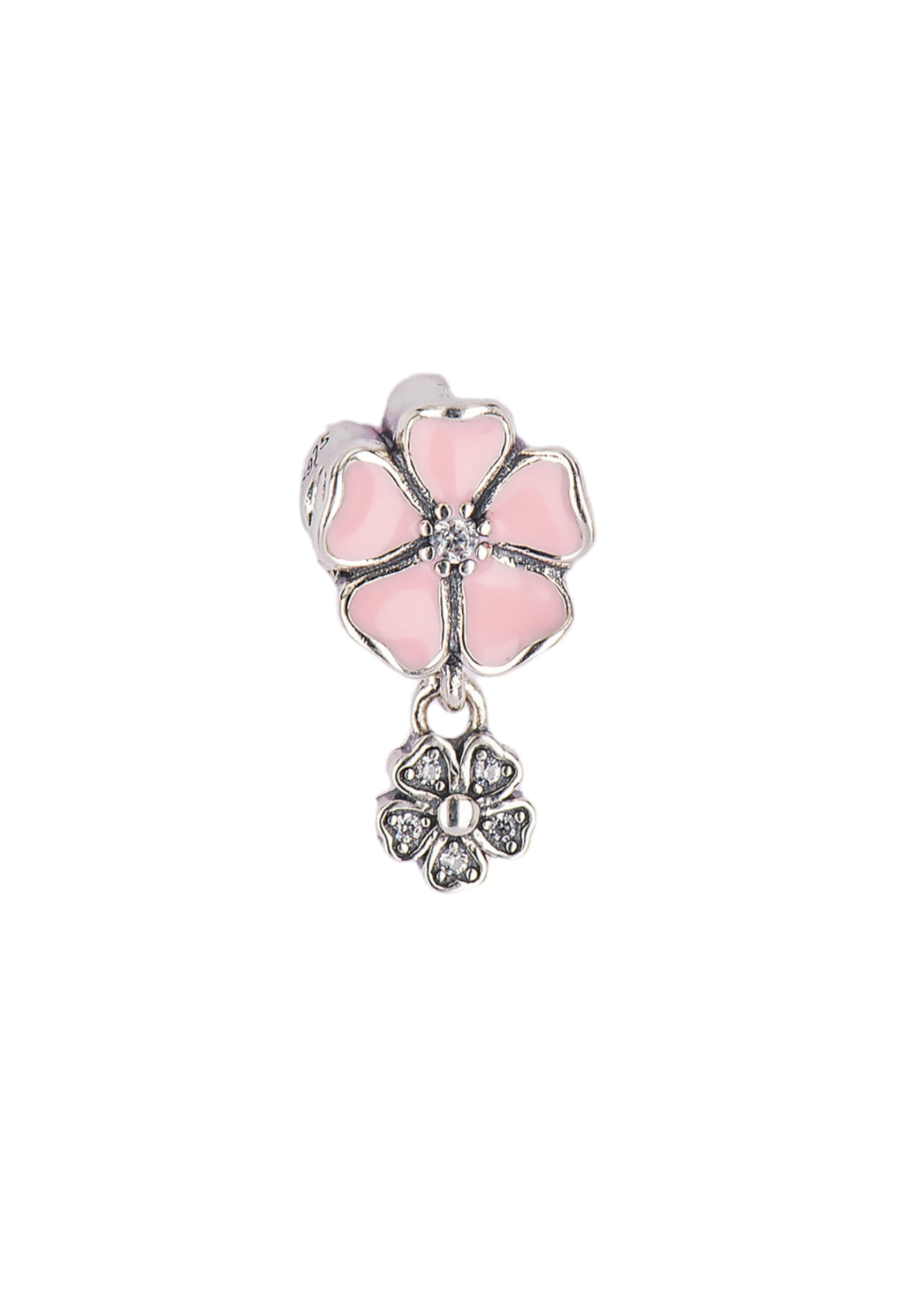 Pembe Çiçek Charm