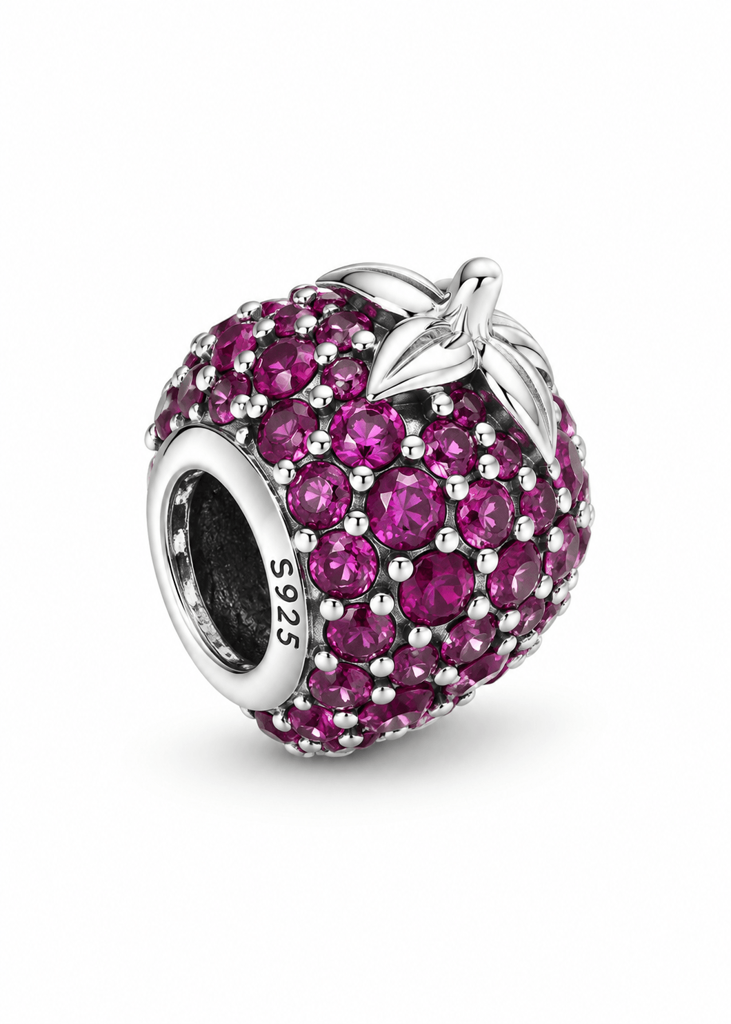 Pembe Taşlı Çilek Charm