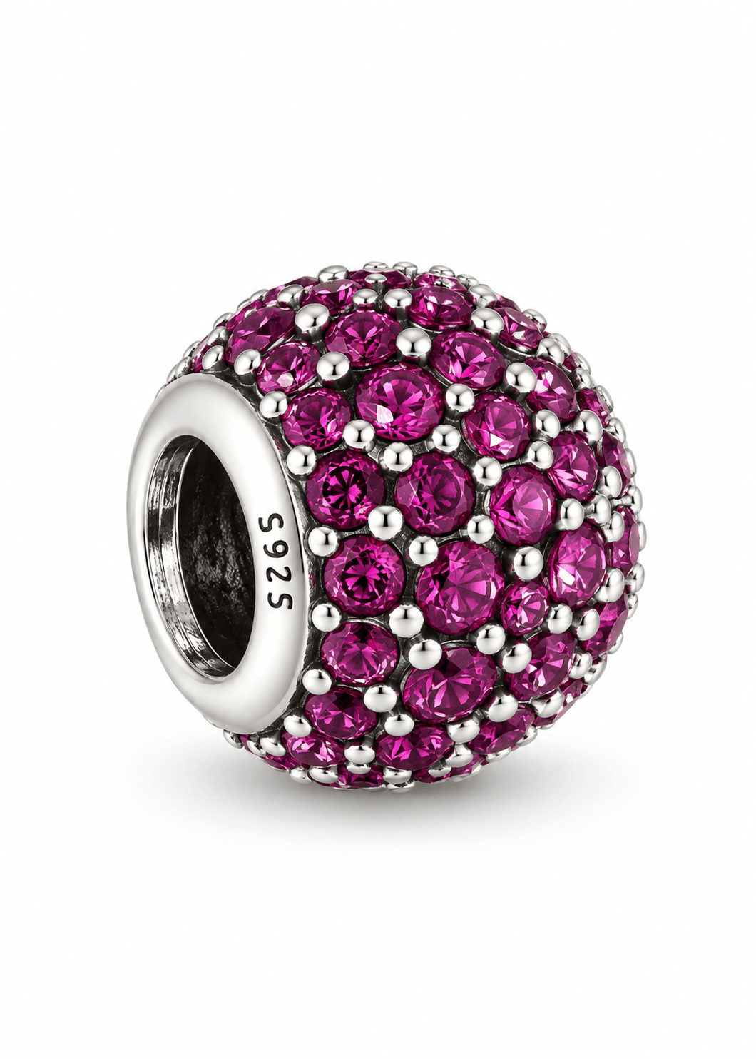Pembe Taşlı Küre Charm